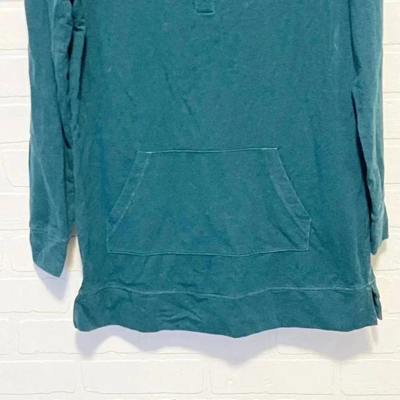 Cabi Womens Stretch Long Sleeve Pullover No Sweat Hoodie Teal Green Small - Picture 5 of 8